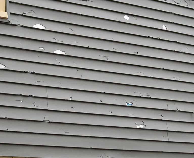 Hail impact on siding